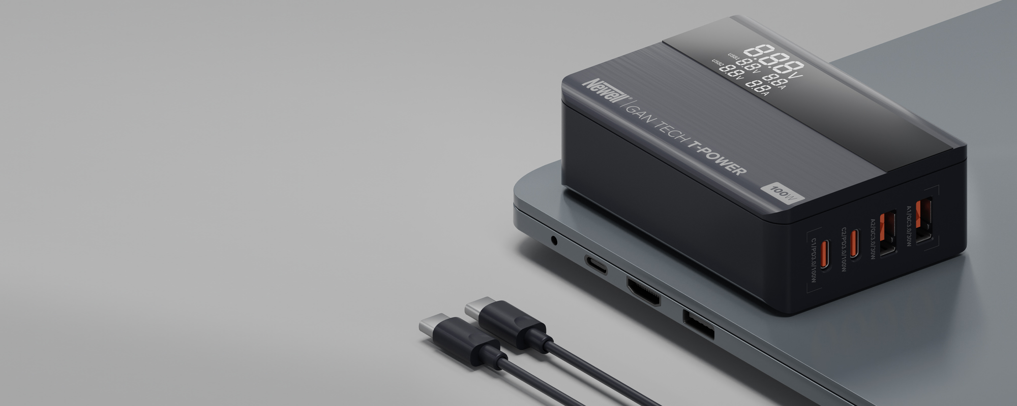 Ładowarka sieciowa Newell GaN Tech T-power 100 W